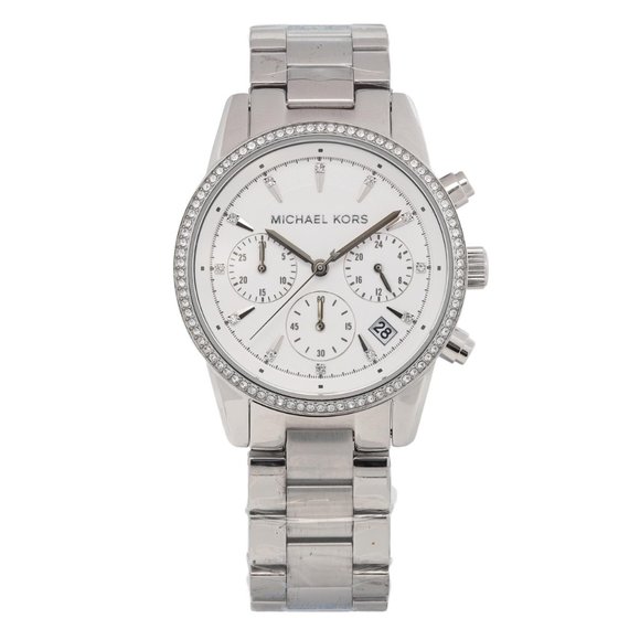 Michael Kors Sofie Steel Chronograph Silver Dial Ladies Quartz Watch MK6575 main image 2
